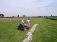 Grassed waterway